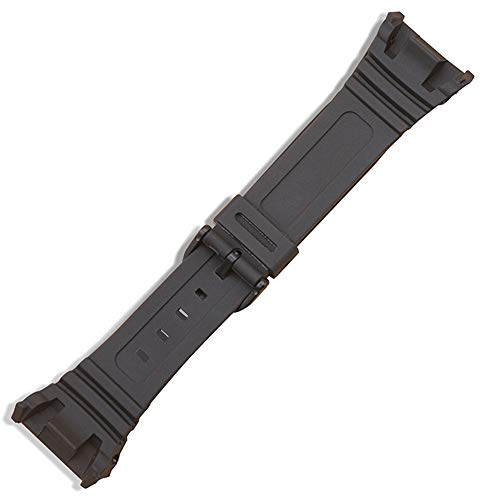 DBLACK ''CDS13'' Resin Watch Strap (Black) // Compatible With ''CASIO W-96H'' Watch - Image 4