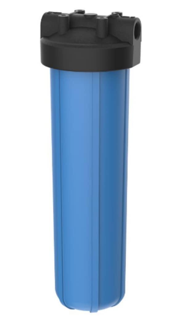 Pentair Pentek 150234 Big Blue Filter Housing 1 NPT 20 Whole House Heavy Duty Water Filter Housing with HighFlow Polypropylene HFPP Cap 20Inch BlackBlue