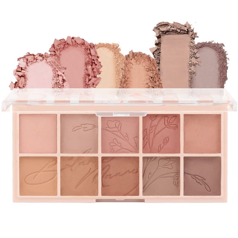 AMY'S DIARY 12Color Light Pink Purple Eyeshadow Palette, Long-Lasting, and Highly Pigmented. Elevate Your Eye Makeupâ€“ Unleash Your Unique Style (Nude Pink) - Image 1