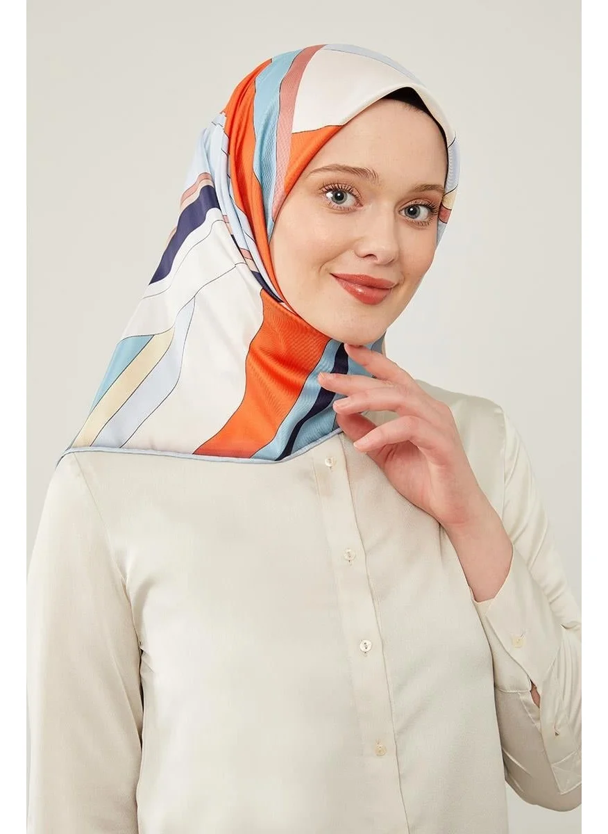 ليفيدور Grey Thick Striped Scarf