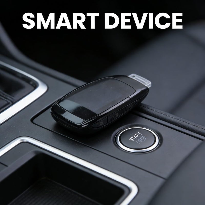 Universal Smart Key Remote 2 Inch LCD Touch Screen Keyless Entry Start Stop Engine Button Black - Image 5
