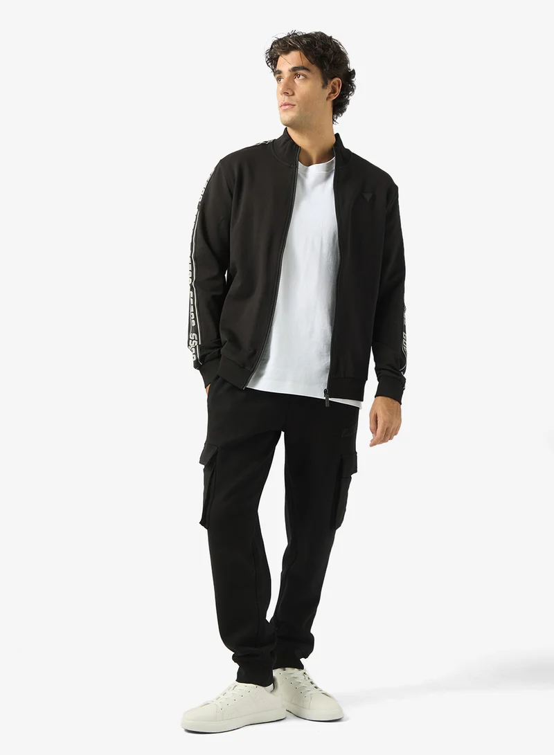 GUESS Zip Detailed Basic Jacket