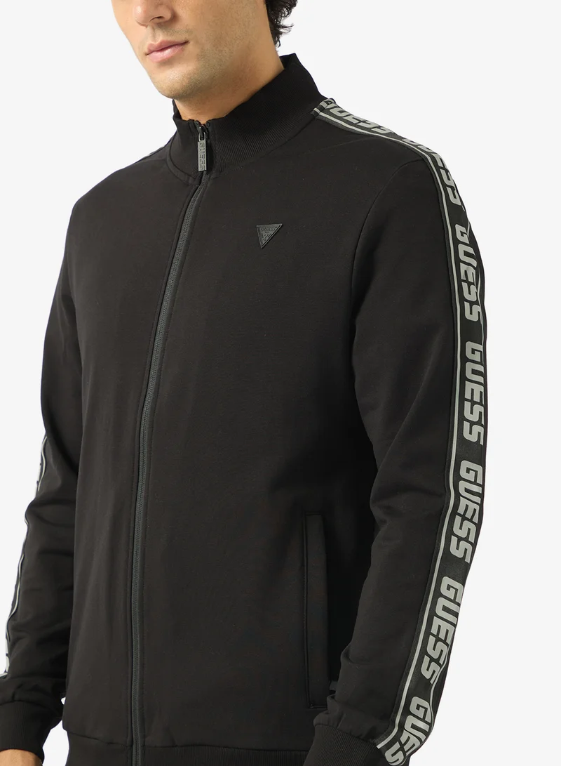 GUESS Zip Detailed Basic Jacket