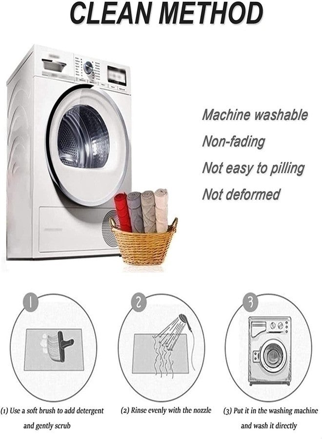 Glaceon Kitchen Mats for Floor 2 Piece Set, Kitchen Rug, Non Slip Kitchen Runner Rug Carpet, Kitchen Sink Area Rug Comfort Standing Mat for Kitchen Laundry (Dinning) - Image 3