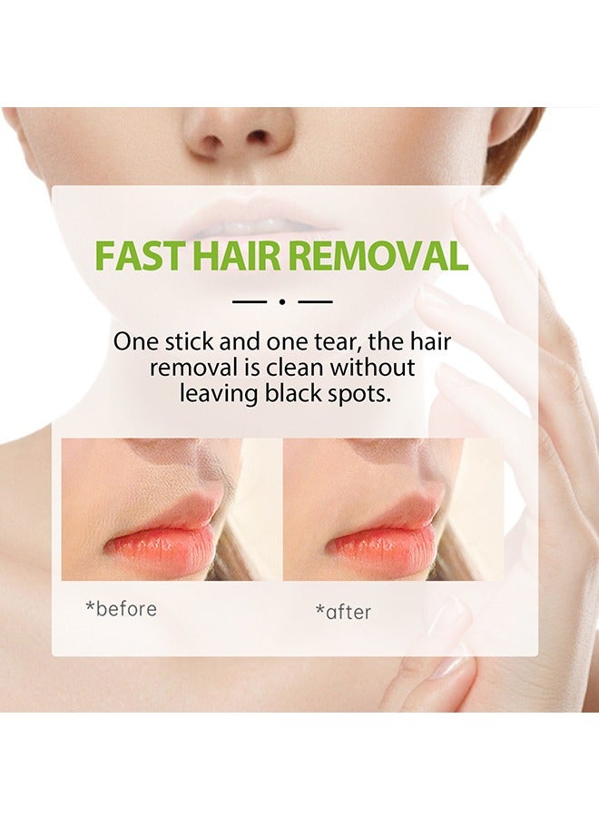 SUMAX 30 Pieces (4.5*CM) Fast and Effective Hair Removal Wax Strips for Face Eyebrows Upper Lip Cheeks Epilator Fast Painless Hair Removal Kit Suitable for All Skin Types - Image 5