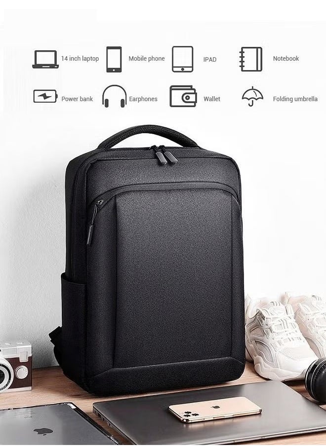 Canway - Multifunction Waterproof Backpack with USB Port Casual Minimalist Oxford for Men - Image 1