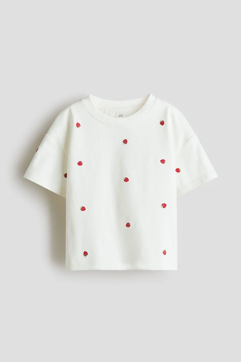 H&M Embellished T-shirt