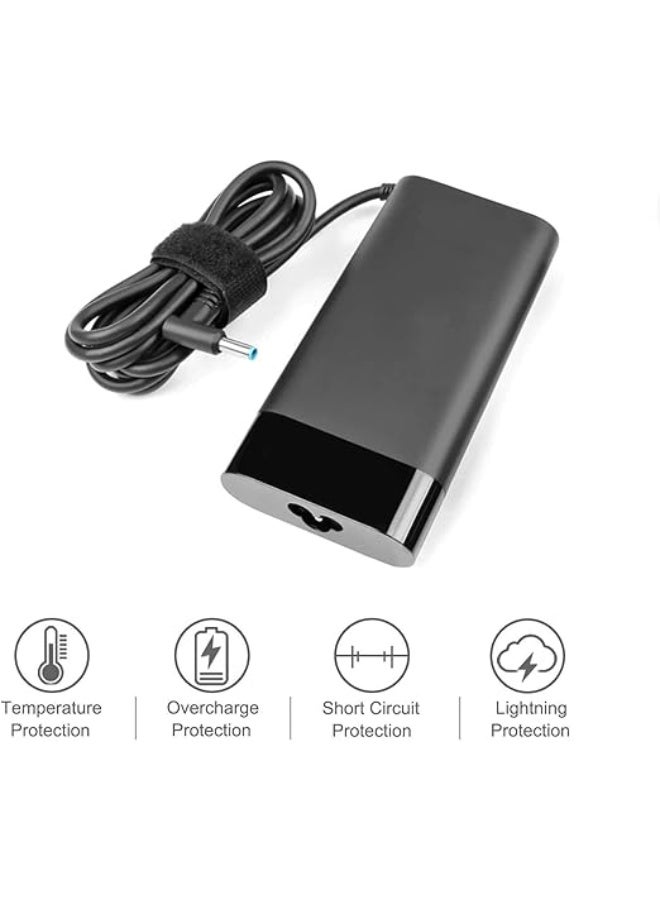Slim 150W Laptop Charger for HP Omen, Pavilion Gaming & ZBook – Fast Charging & Durable Mesh Cable – Ideal for Daily & Professional Use - Image 2