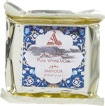 HAMIDI Bakhoor Pure White Musk 40gm - Image 1