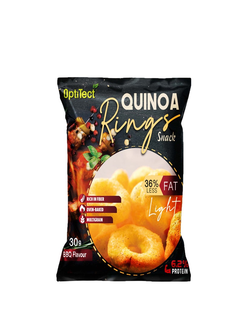 Laperva Quinoa Rings Snack Barbecue 30 Gm High Fiber Rich In Protein 