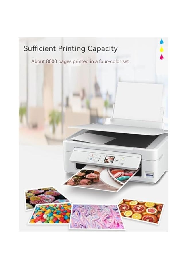 Terabyte طقم إعادة تعبئة الحبر GT52 متوافق مع طابعة HP DeskJet Smart GT Tank (4 عبوات) - Image 4