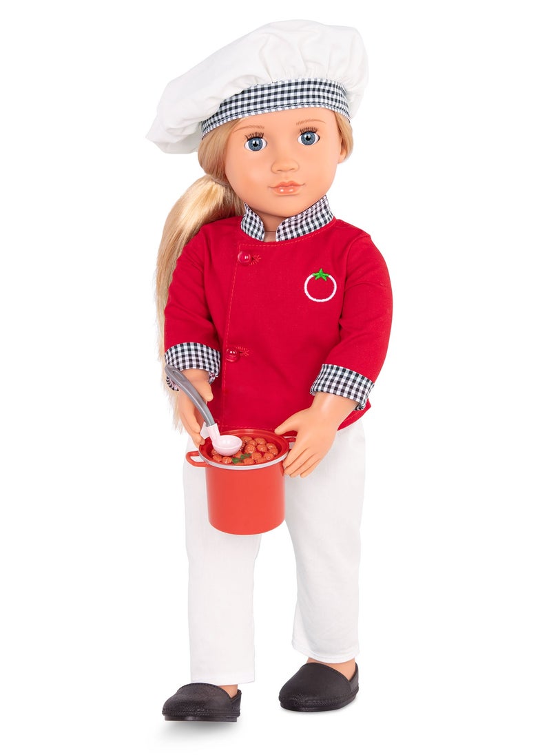 Our Generation Chiara - Prepare Delicious Foods for Friends with this 18-inch Chef Doll  - Image 5
