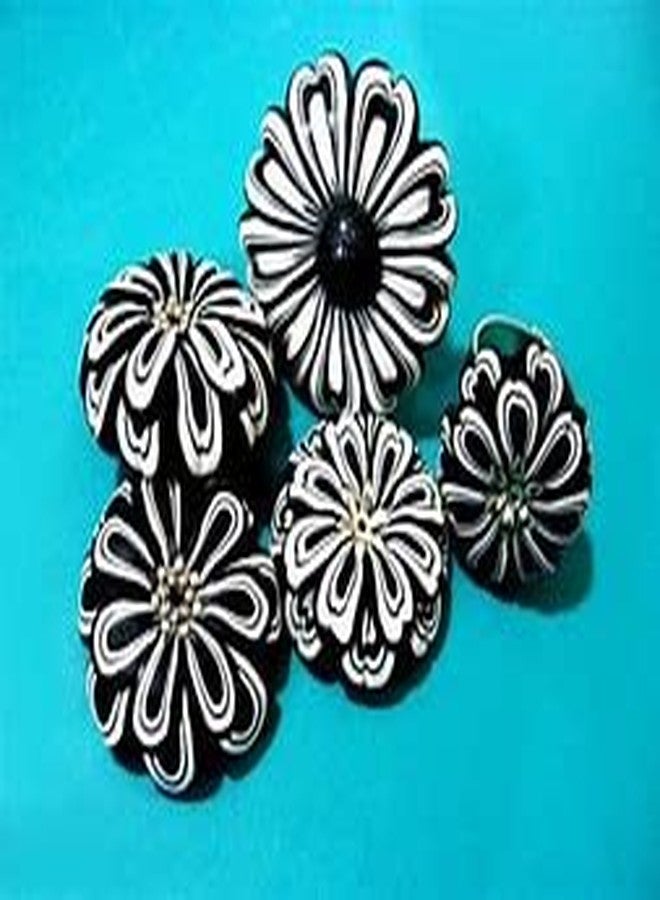 Oytra White and Black Polymer Clay Elastico Series 57g / 2OZ Oven Bake Clay - Image 2