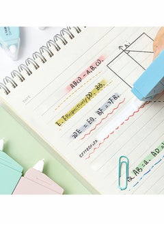 KASTWAVE Correction Tapes, 6 Pack Mini Simple INS style White Correction Tape, Tape Eraser,Correction Tape White Tape, Correction Tape Eraser for School Office Home Supplies INS style 6 Colors  - Image 5