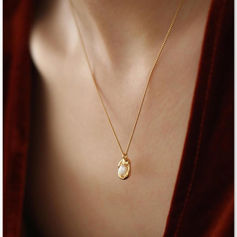 MONOZO pendant chain for women girls Love anti tarnish stainless steel Necklace stylish Neck Chain | Modern Design | Birthday Anniversary gift Valentine Accessories - Image 5