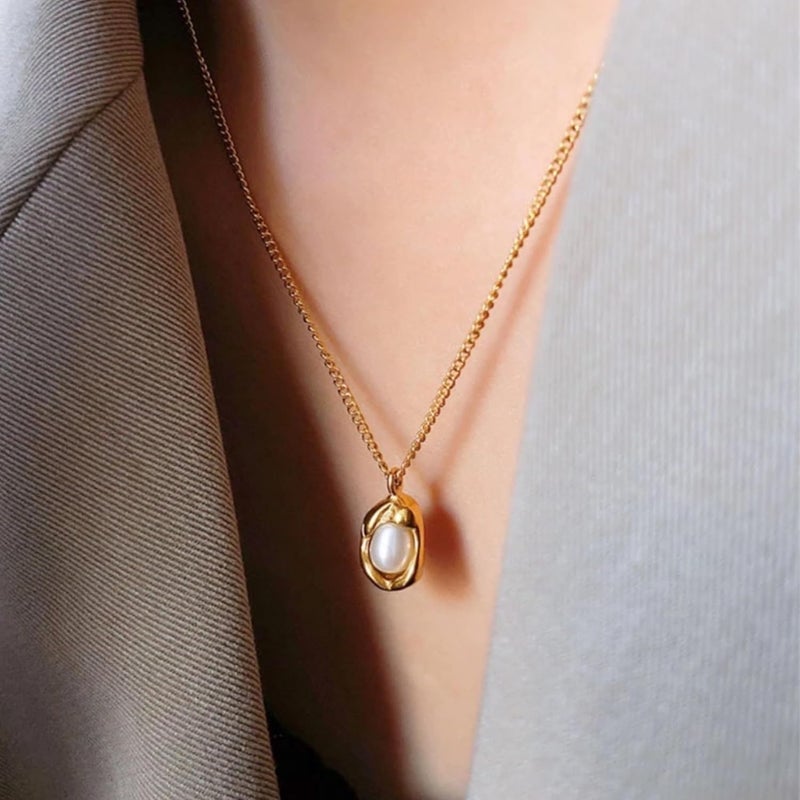 MONOZO pendant chain for women girls Love anti tarnish stainless steel Necklace stylish Neck Chain | Modern Design | Birthday Anniversary gift Valentine Accessories - Image 2