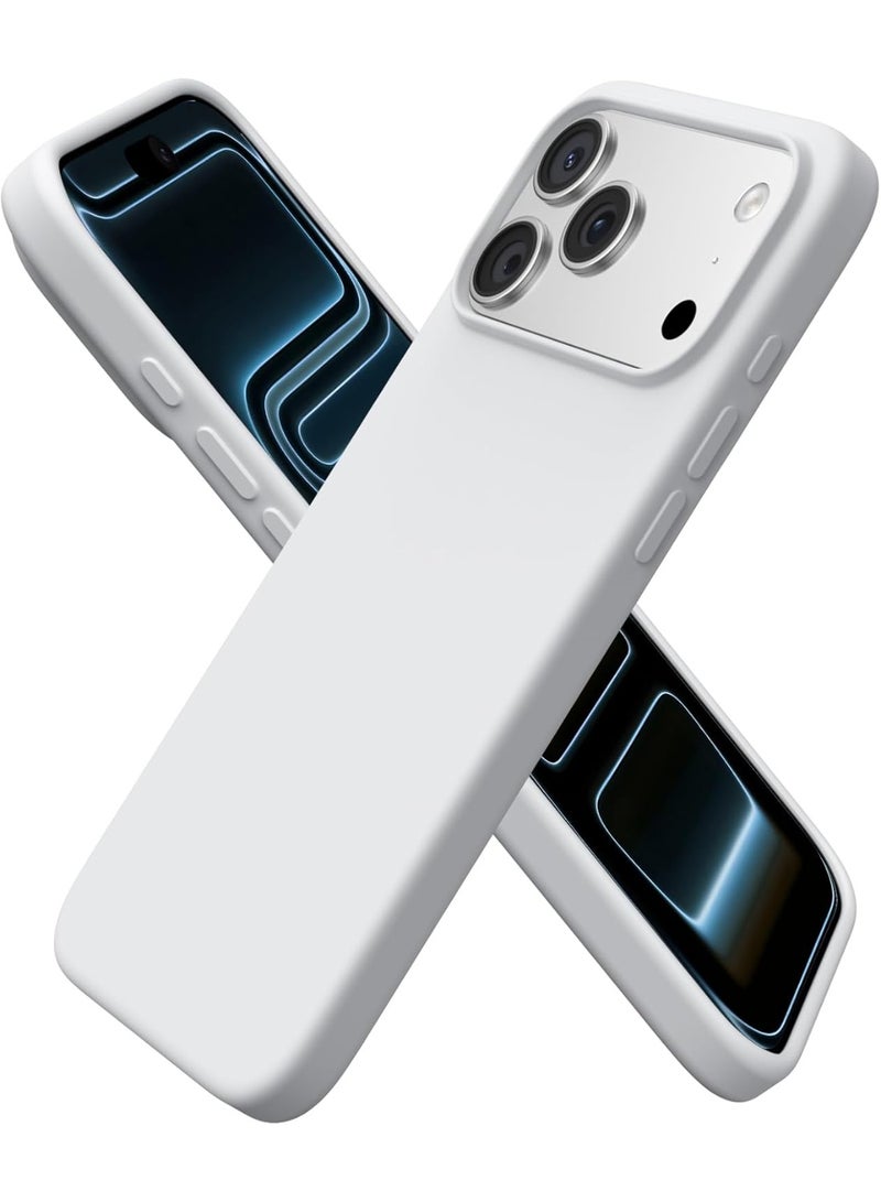 جراب لهاتف iPhone 17 Pro مصنوع من جل السيليكون السائل الناعم، حماية كاملة للجسم ضد الصدمات، غطاء غير لامع، بطانة ناعمة من الألياف الدقيقة، جراب خلفي نحيف لهاتف iPhone 17 Pro - Image 1