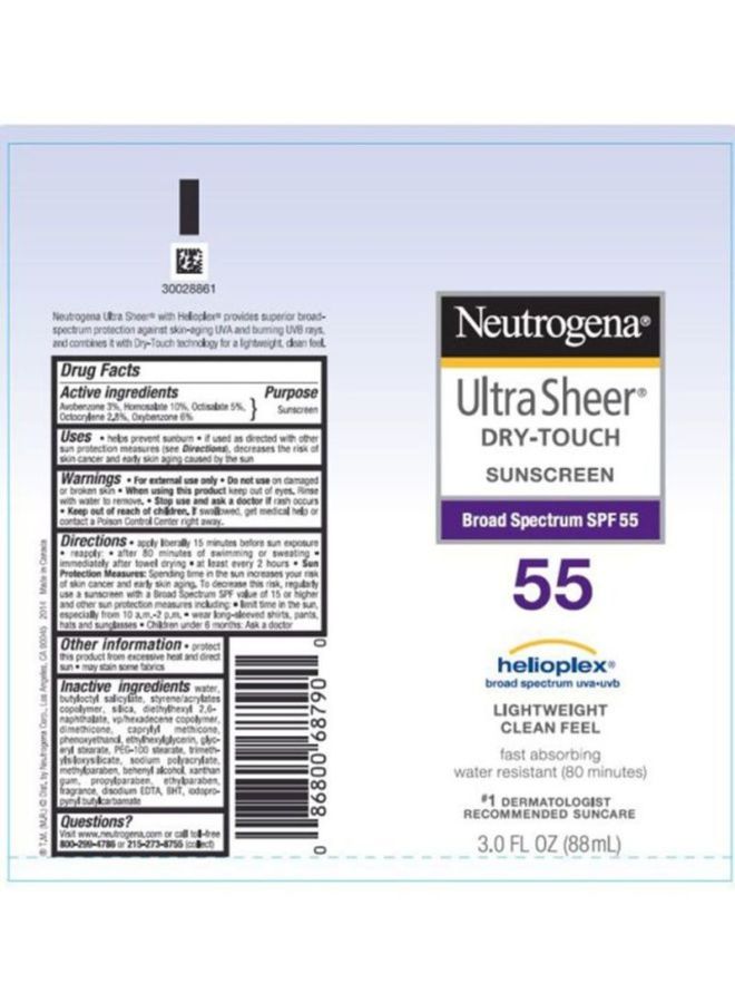 نيوتروجينا واقي شمس شفّاف للغاية بملمس جاف وبعامل الحماية من أشعة الشمس SPF 55 3أونصة سائلة - Image 4