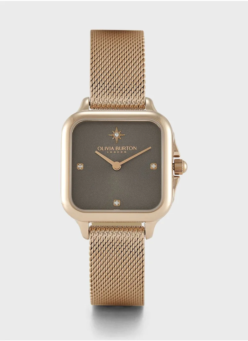 OLIVIA BURTON Classic 
Grosvenor Analog Watch