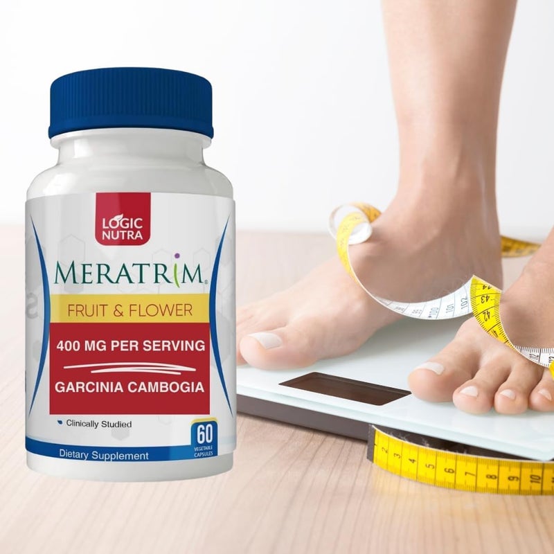 Logic Nutra Meratrim Proprietary Blend 400 mg  Garcinia Mangostana Fruit Rind Extract  Stimulant Free  60 Vegetable Capsules - Image 5