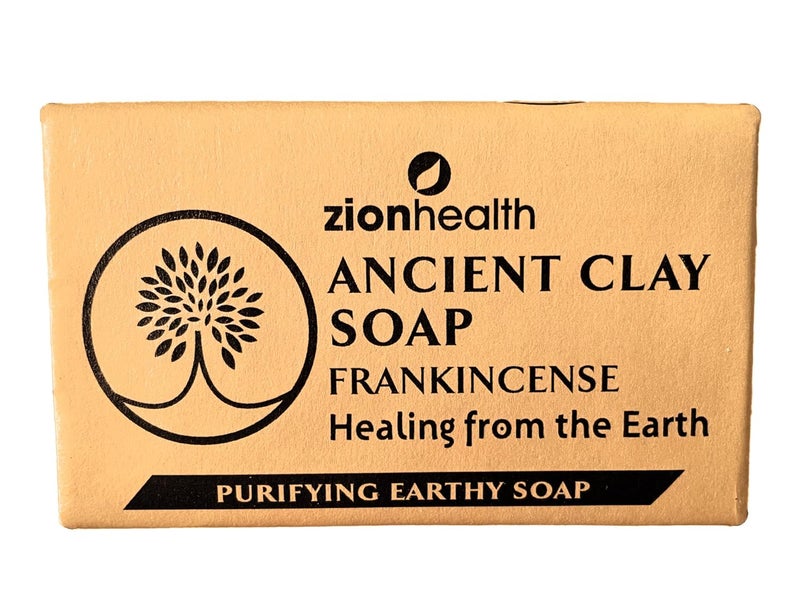 Adama Minerals Zion Health Clay Soap Frankincense 6 oz Bar Soap