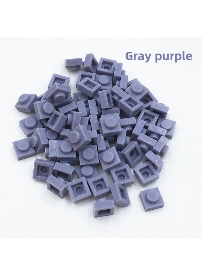 Building Block Parts Small Particles Basic Parts Short 1*1 Hole Pixel Particles Assembled Building Blocks Draw Two-dimensional Code 0.1 Kg/bag