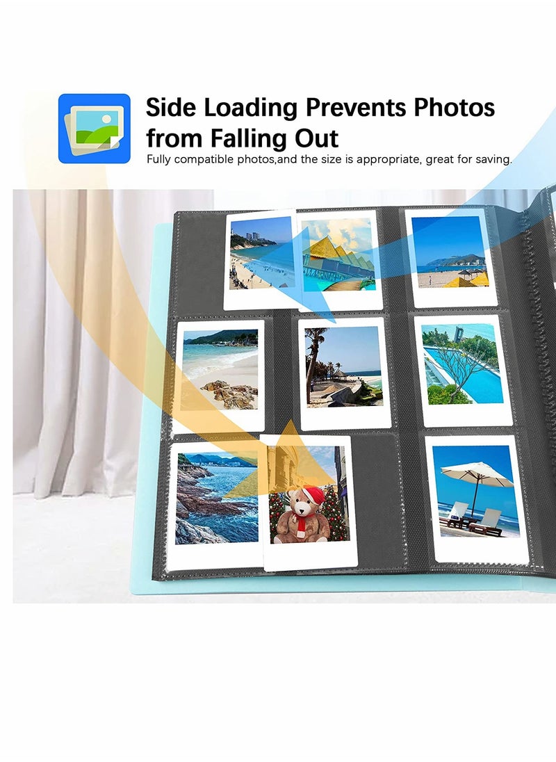 SYOSI 432 Pockets Photo Album for Fujifilm Instax Mini Camera Polaroid 11 90 70 9 8 LiPlay Instant SnapTouch PIC 300 Z2300 Blue  - Image 5