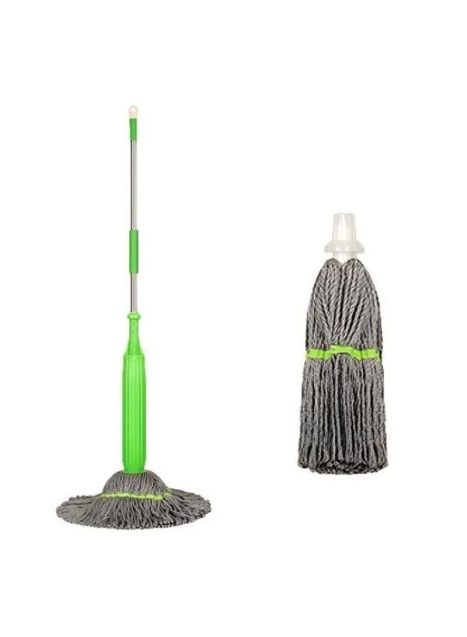 Professional floor mop with high-quality bamboo fibers - the all-in-one solution for washing and mopping. - Image 2
