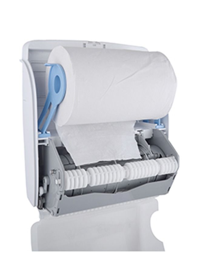 LACOT GENERAL TRADING LLC Autocut Hand Towel Compact Tissue Dispenser Transparent White - Image 2