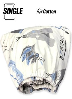 Bebek Özel Baby Special 100% Cotton Baby and Kids Elastic Sheet Tent Pattern 40 x 80 cm  - Image 1
