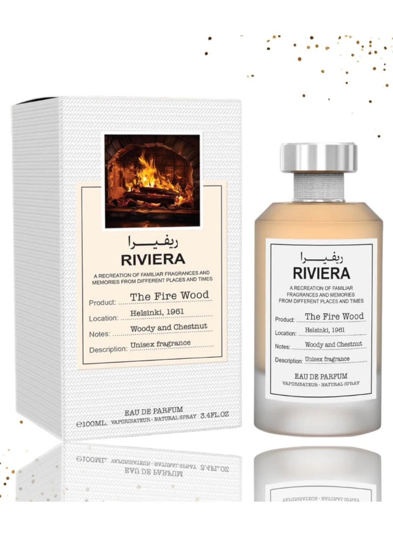 امبر ذي فاير وود او دي بيرفيوم للجنسين - 100 مللي - Image 1