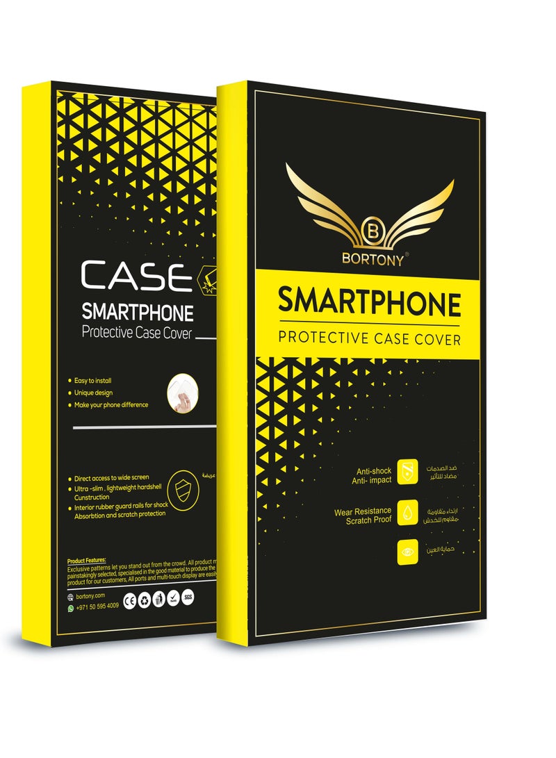 BORTONY Protective Case Cover With Finger Grip Stand For Samsung Galaxy Note 20 - Image 4