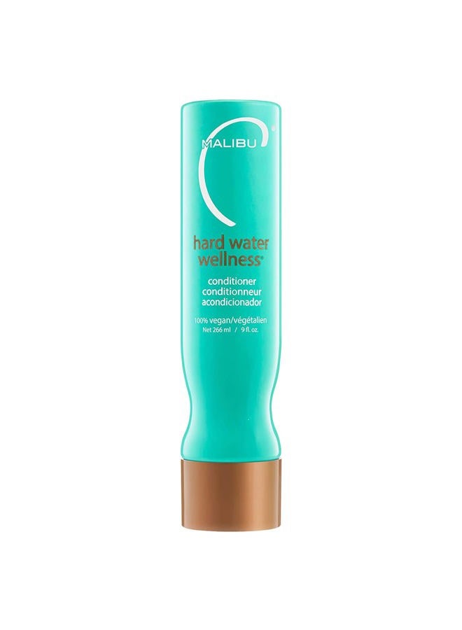 Malibu C Hard Water Wellness Hair Conditioner - Sulfate Free Conditioner that Increases Moisture & Shine - Protects Hair from Waterborne Elements (9 oz) - Image 1