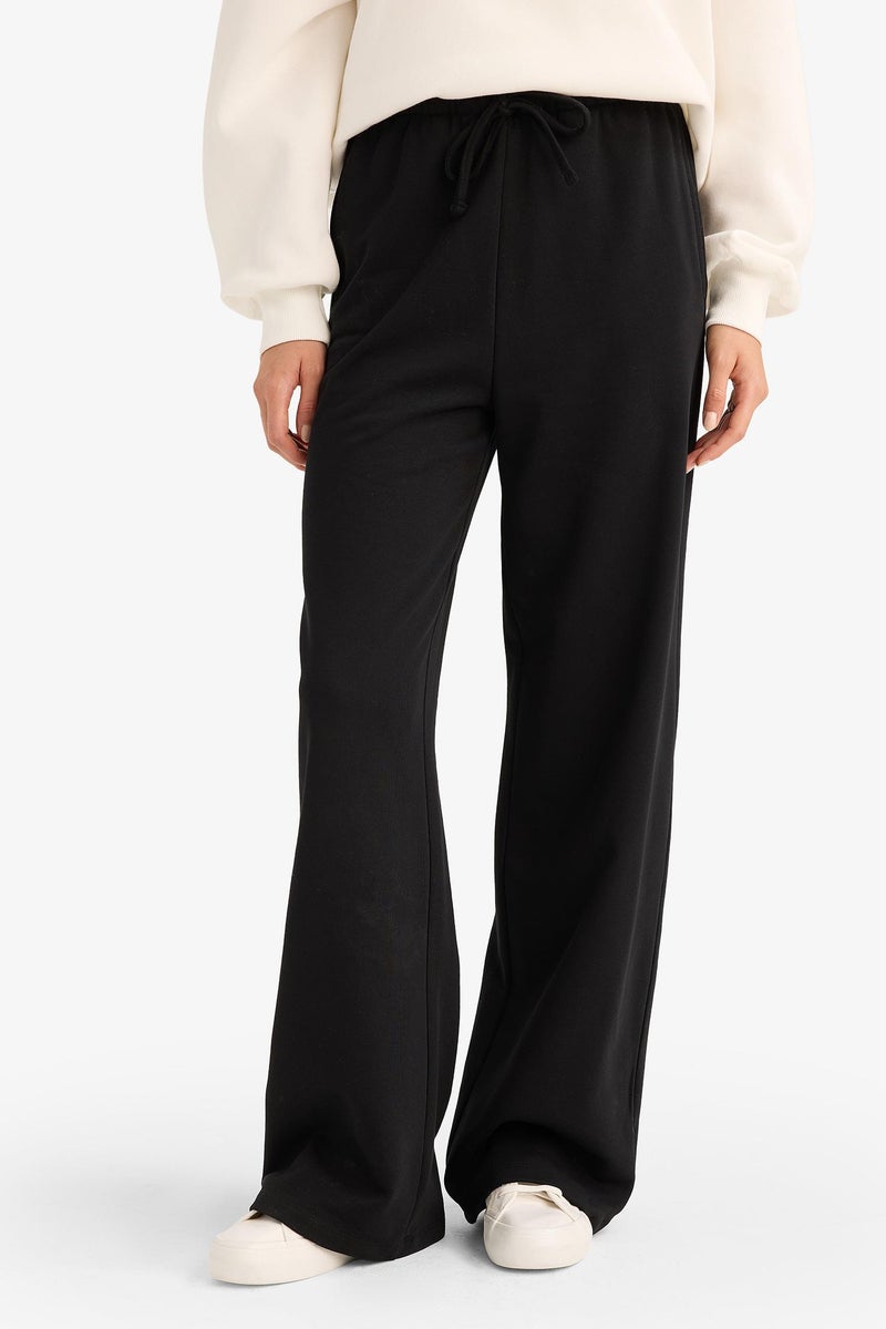 DeFacto Black Woman Straight Trousers Casual - Image 2