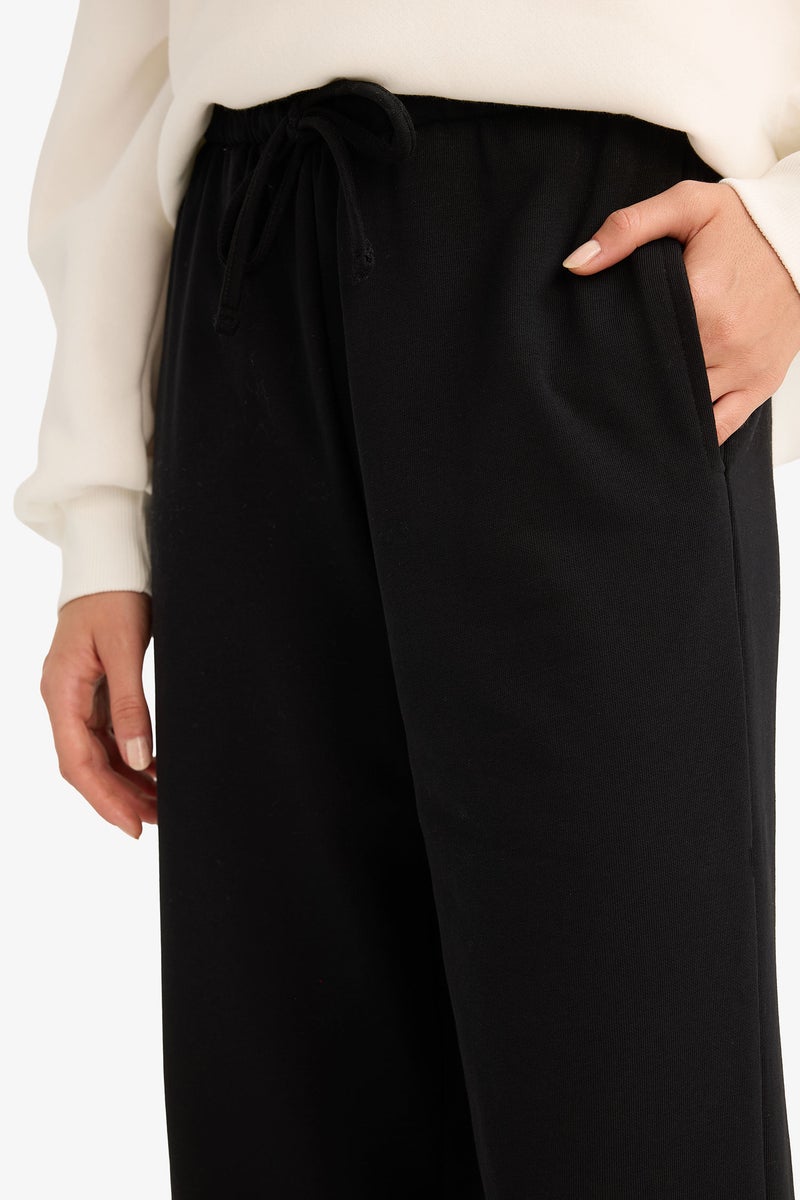 DeFacto Black Woman Straight Trousers Casual - Image 5