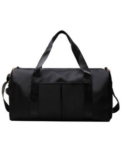 HAWAWA Personal Item Travel Bag Foldable Travel Duffel Bag Lightweight Carry On Duffle Bag Overnight Bag for Women and Men（black） ﻿  - Image 1