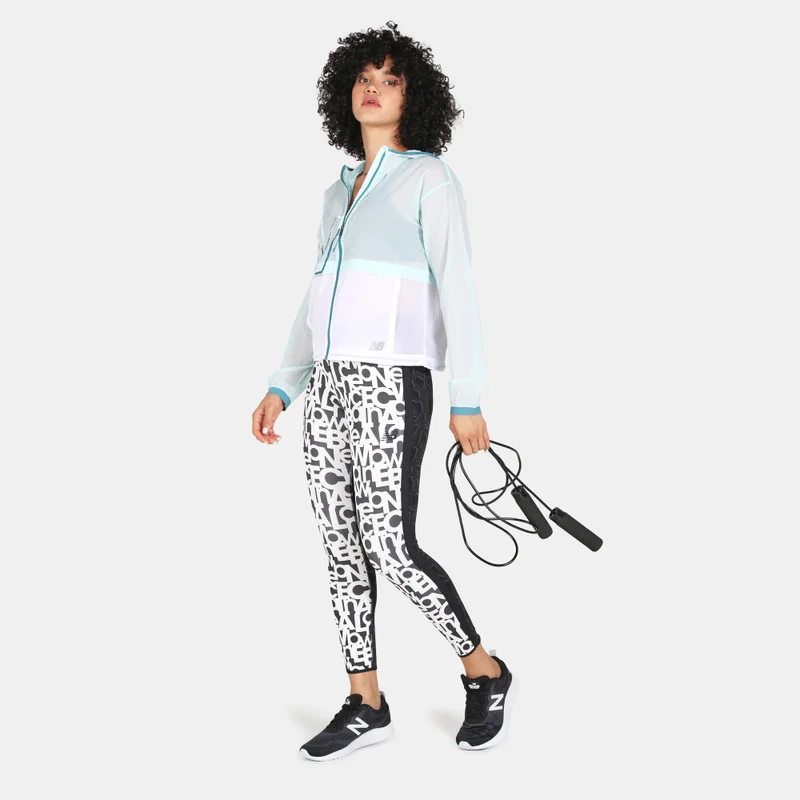 New Balance Women's Printed Impact Run Light Pack Jacket