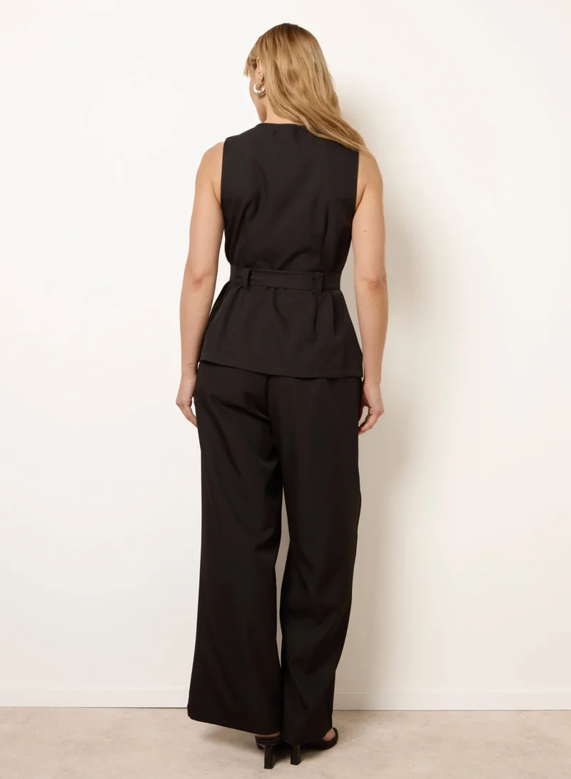 Blue Vanilla Tailored Pocket Two-Piece Co-Ord Set