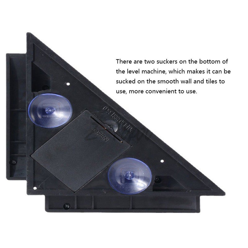 Right Angle 90 Degree Level Two Bubble-Level Ground Wire Instrument Woodworking Tool with Fine Tuning Function - Image 3
