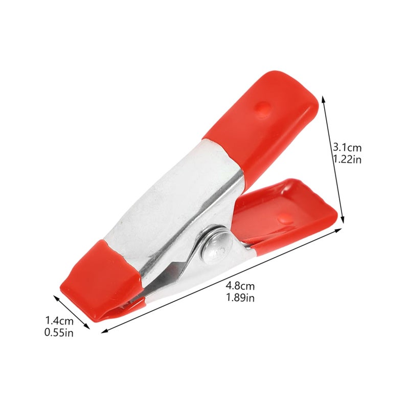 5Pcs Small Metal Spring Clamps Heavy Duty Woodworking Clips For Crafts And Tents - Image 3