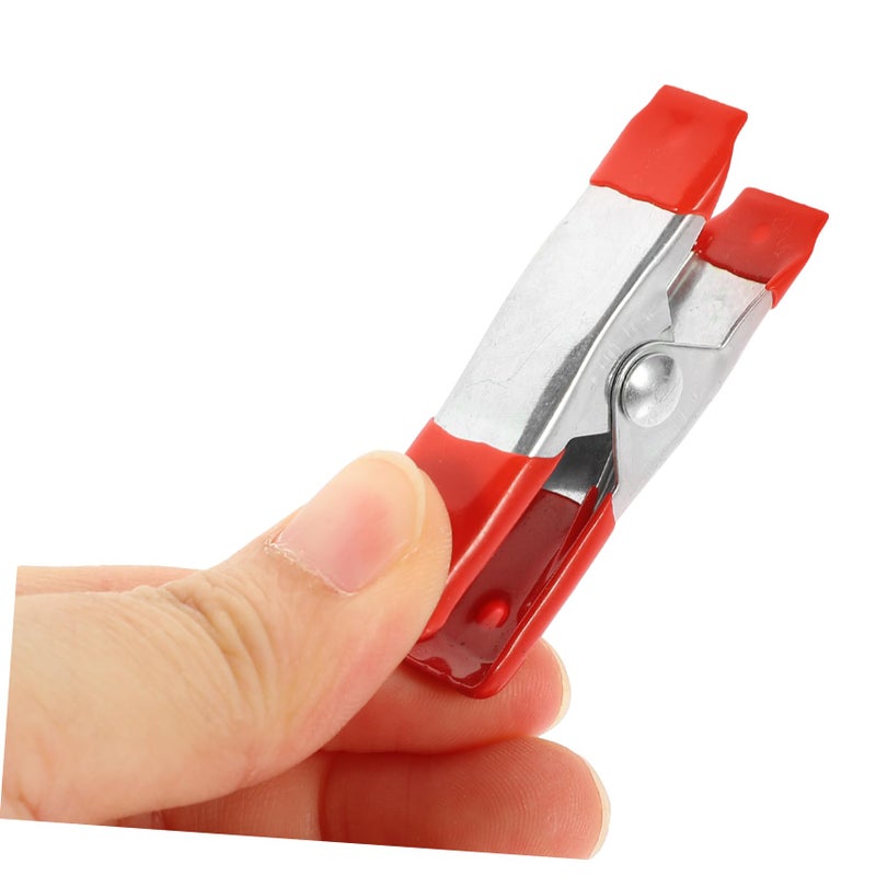 5Pcs Small Metal Spring Clamps Heavy Duty Woodworking Clips For Crafts And Tents - Image 4