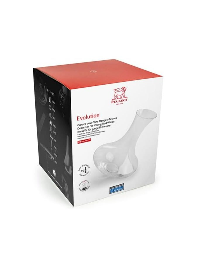 Peugeot Evolution Carafe To Enhance Tasting Of Young Red Wines For 75Cl Bottle Double Position Right Or Inclined Made In Europe - Image 3