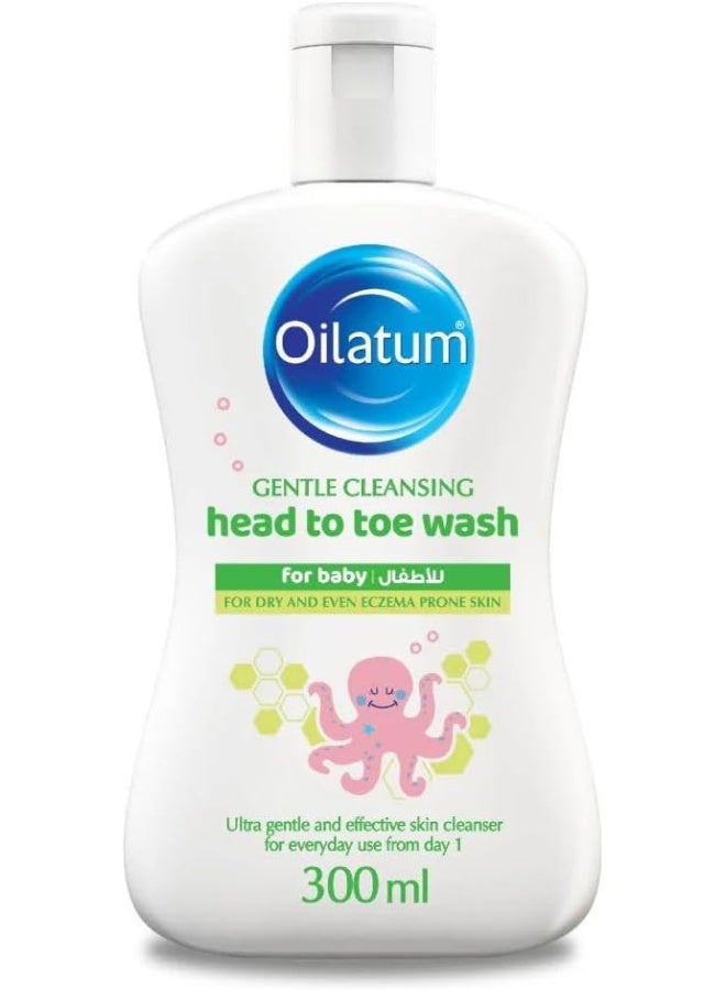 Oilatum Baby Soothing Bath Bubbles Body Wash For Dry And Even Eczema Prone Skin 300ml - Image 1