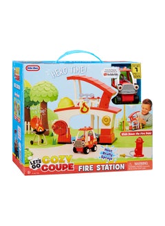 little tikes Let’s Go Cozy Coupe Fire Station  - Image 1