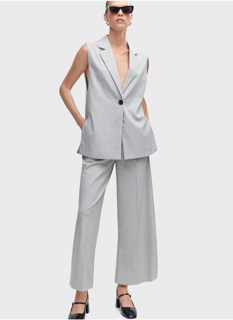MANGO - Knitted Waist Vest - Image 1