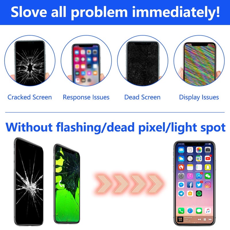 Diykitpl for iPhone 11 Screen Replacement 6.1 Inch, Diykitpl 3D Touch LCD Digitizer Replacement for A2111, A2223, A2221, with Repair Tools Kit+Magnetic Screw Mats+Screen Protector+Waterproof Frame Adhesive - Image 4