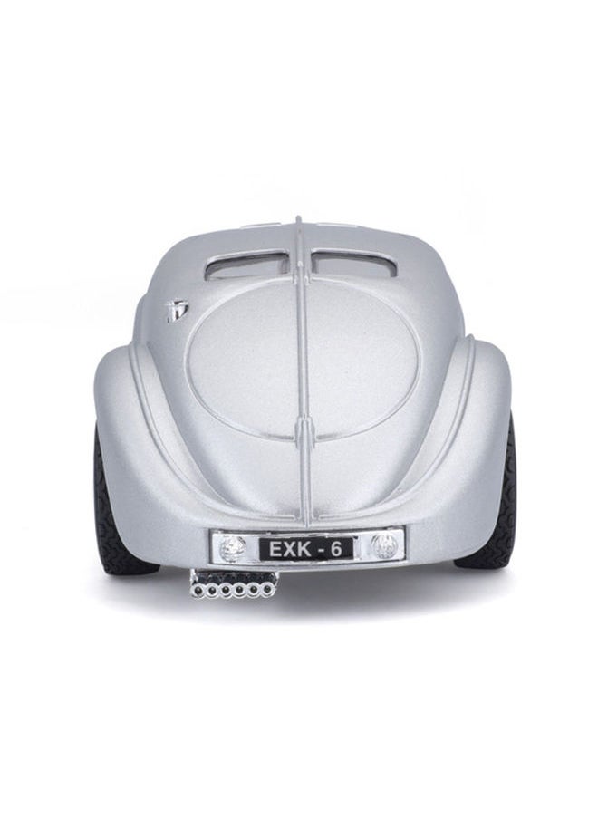 Bburago - Bugatti Atlantic RHD (Right Hand Drive) Silver Metallic 1:24 Diecast Model Car - Image 1