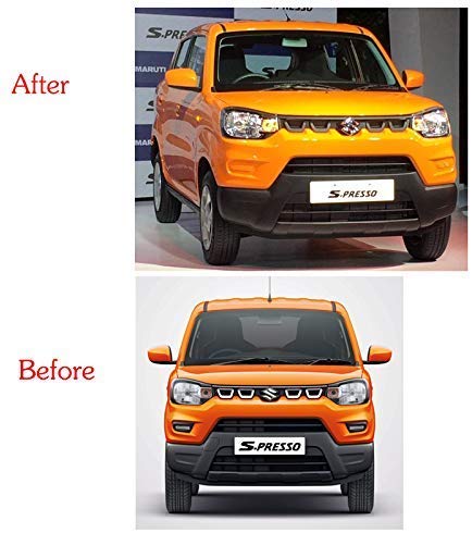 SDR Front Grill Ring's compatible with Maruti S-Presso,Set of 4pcs - Image 2