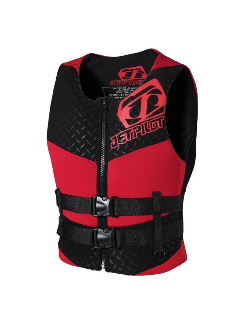 Generic Adult Safety Life Jacket with Adjustable Straps, and Enhanced Buoyancy for Kayaking, Boating, and Fishing - Image 1