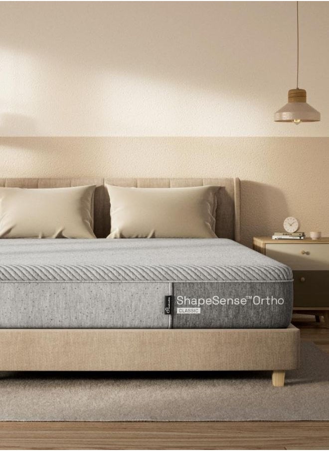 Wakefit - Wakefit Orthopedic Memory Foam 20 cms Medium Firm Mattress with ShapeSense Technology, AeroTek Fabric Technology (200 x 180 x 20 cms / 78x70x8 inch, King) - Image 1